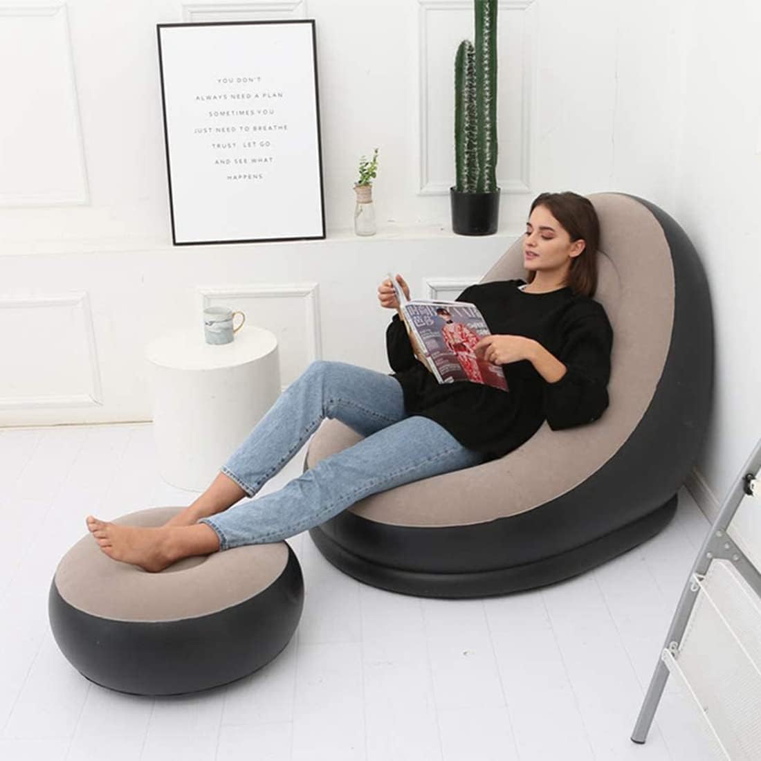 TrendyVault™ LazyLounge Chair – Inflatable Sofa for Relaxation