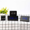 TrendyVault™ TimeGlow Clock – Wooden LED Digital Alarm Clock