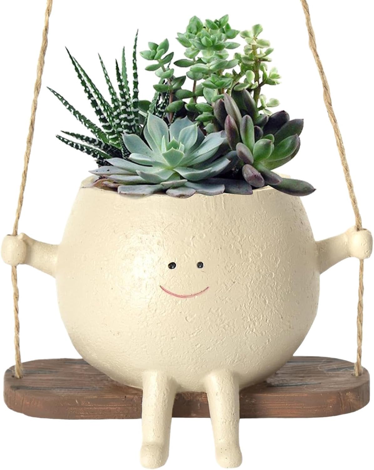 TrendyVault™ HappyFace Planter – Smiling Wall Planter for Indoor Spaces