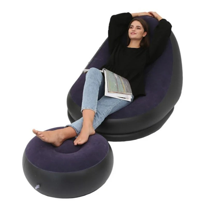 TrendyVault™ LazyLounge Chair – Inflatable Sofa for Relaxation