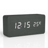 TrendyVault™ TimeGlow Clock – Wooden LED Digital Alarm Clock