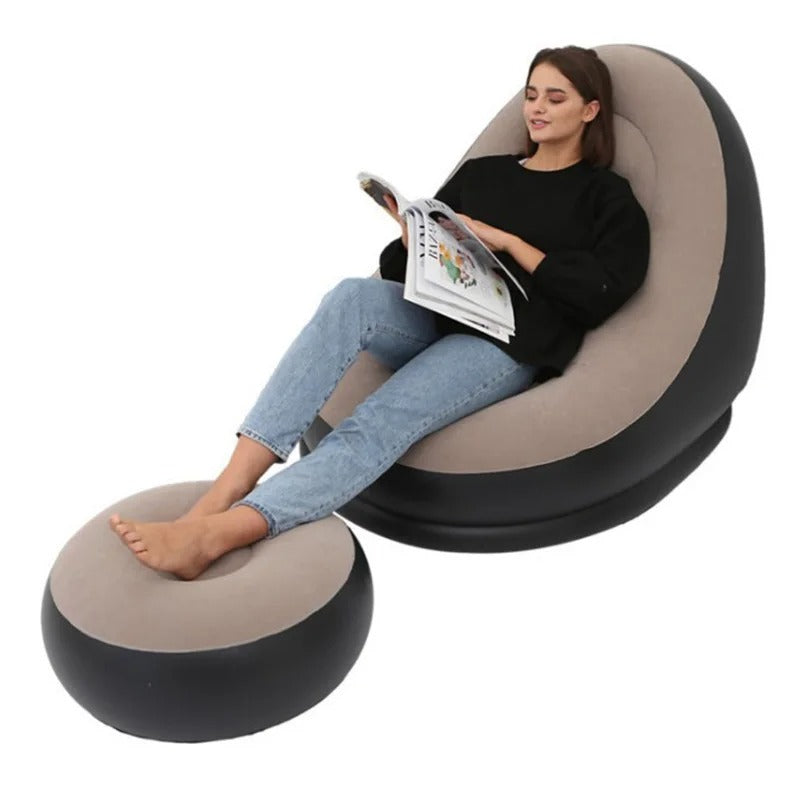 TrendyVault™ LazyLounge Chair – Inflatable Sofa for Relaxation