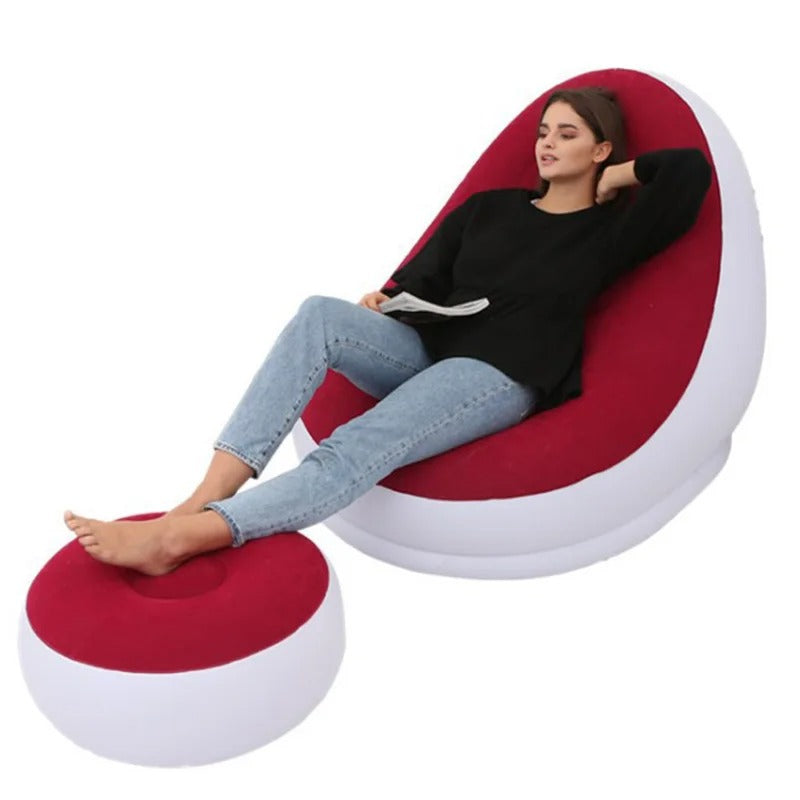 TrendyVault™ LazyLounge Chair – Inflatable Sofa for Relaxation